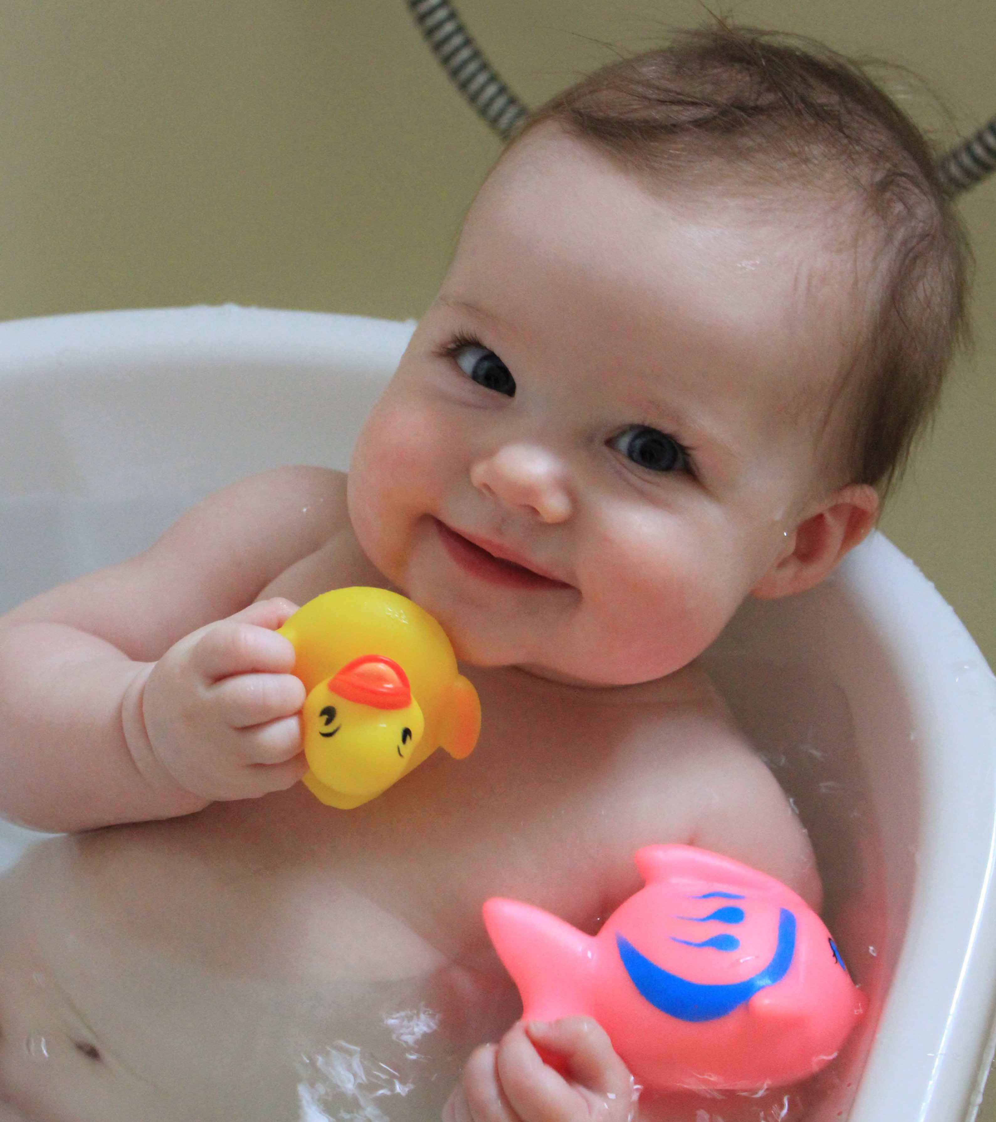 Bath time baby Poppet Post